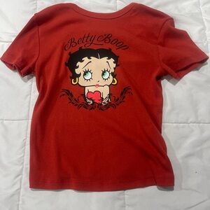 betty boop red tee! brand new!